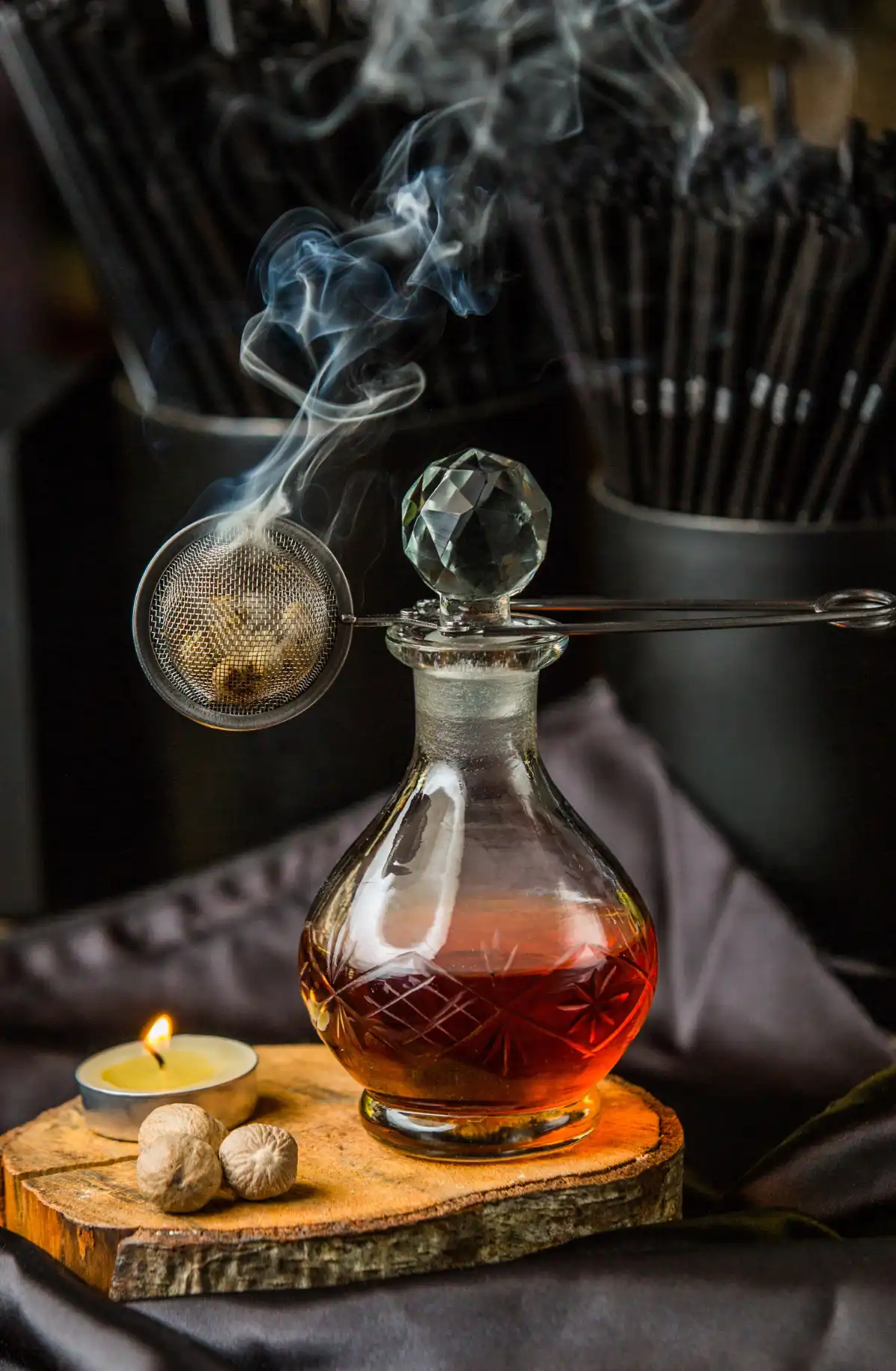 Rich oud perfume bottle
